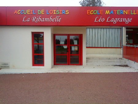 Double porte va et vient en aluminium